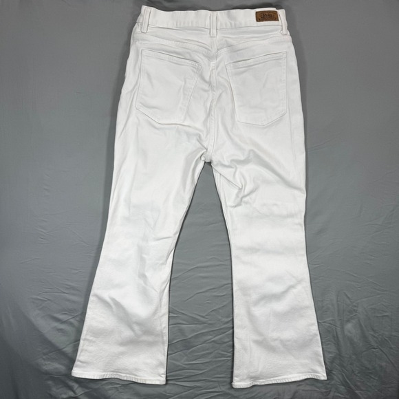 Polo Ralph Lauren White The Sharona Crop Flare Leg Jeans Men's 30R Boho Classic - Picture 3 of 16
